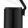 Cubo con Pedal 5L Negro Mate EKO Serene